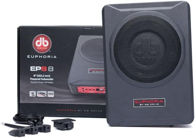 Subwoofer Plano DB Drive Amplificado Eps8 Euphoria 8 Pulg