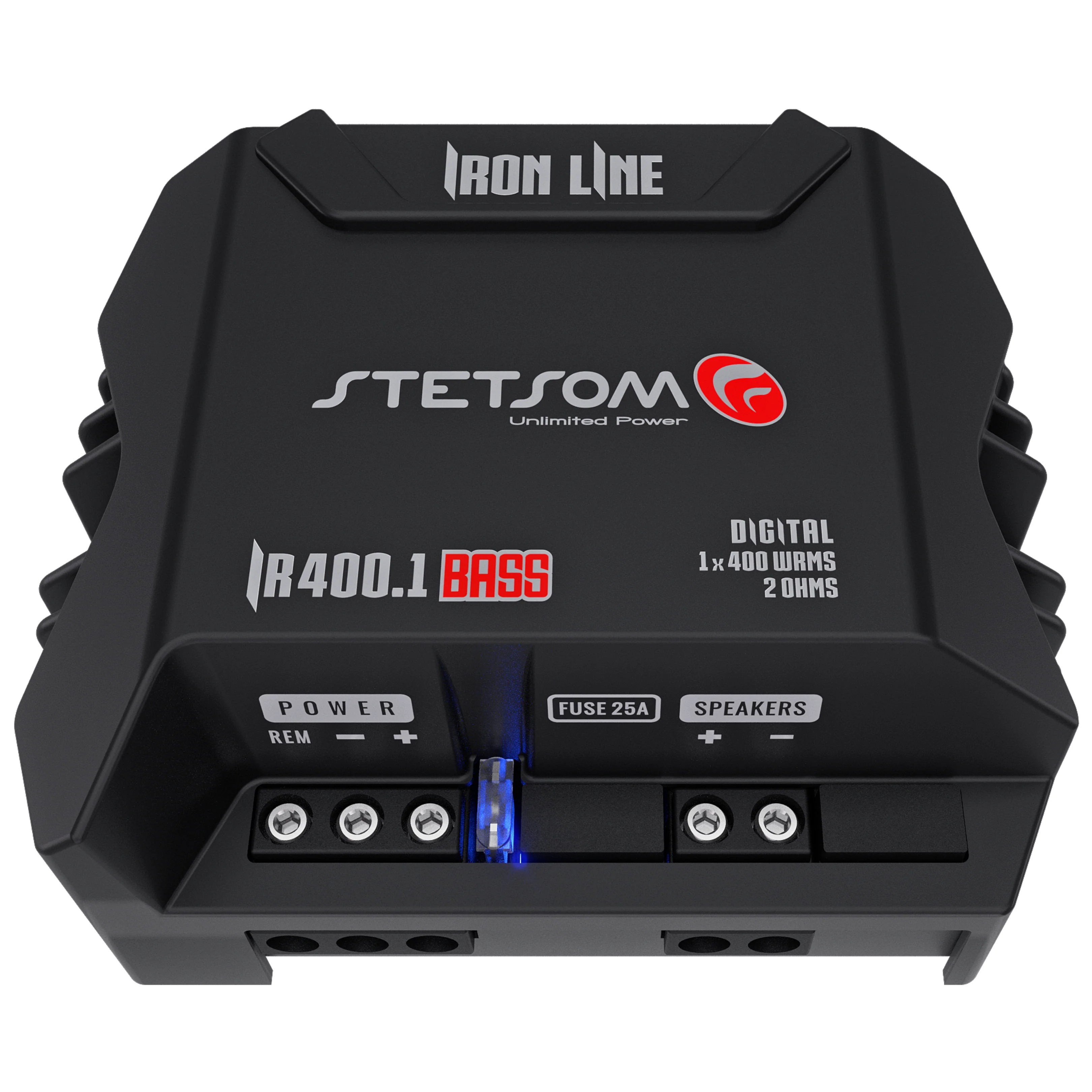 Amplificador digital Stetsom IR 400.1 BASS IRON LINE