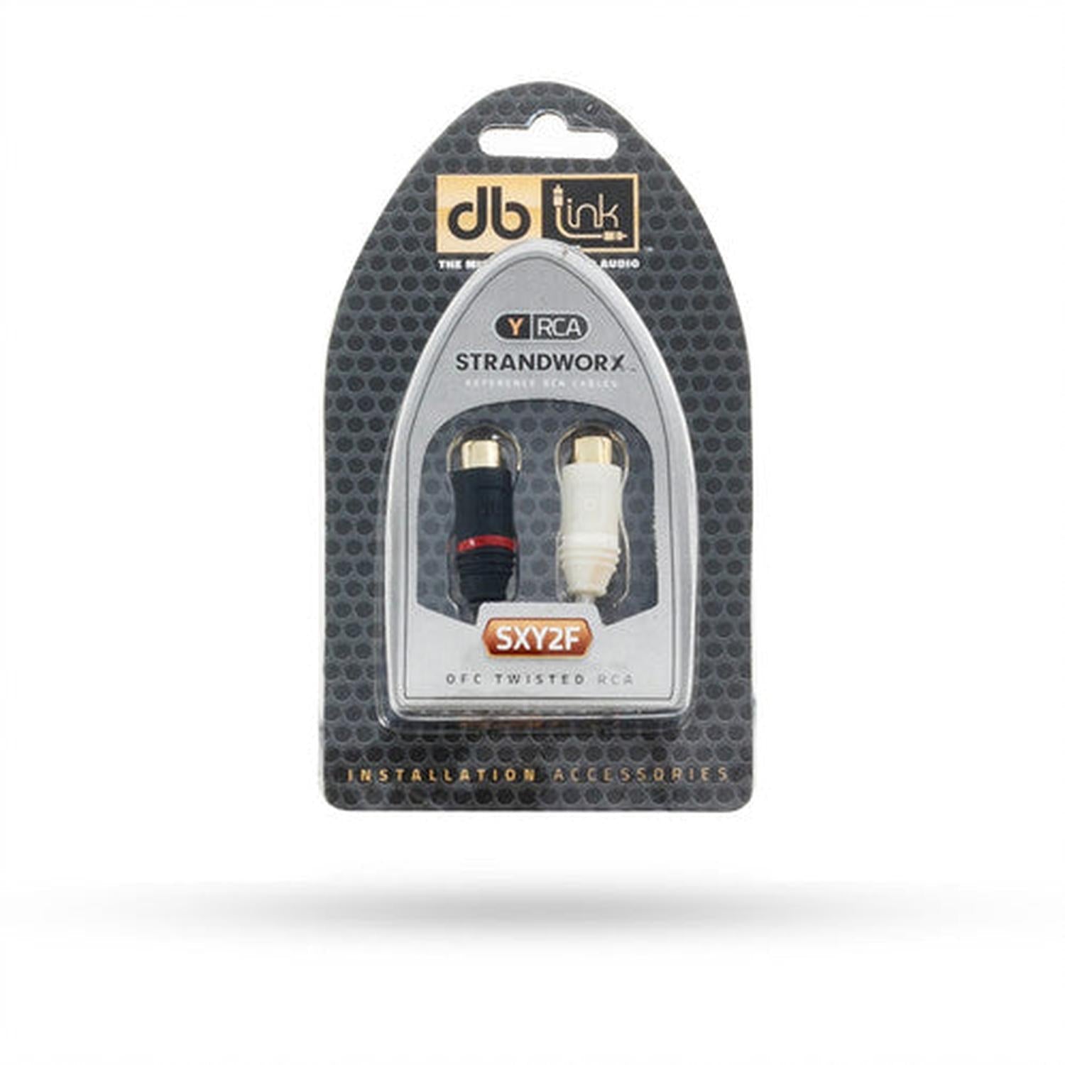 Cable RCA DB Link SXY2F 2 Hembra 1 Macho chapado en oro cobre 100% libre de oxígeno Strandworx