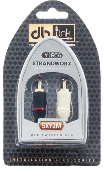 Cable RCA DB Link SXY2M 1 Hembra 2 Macho chapado en oro cobre 100% libre de oxígeno Strandworx