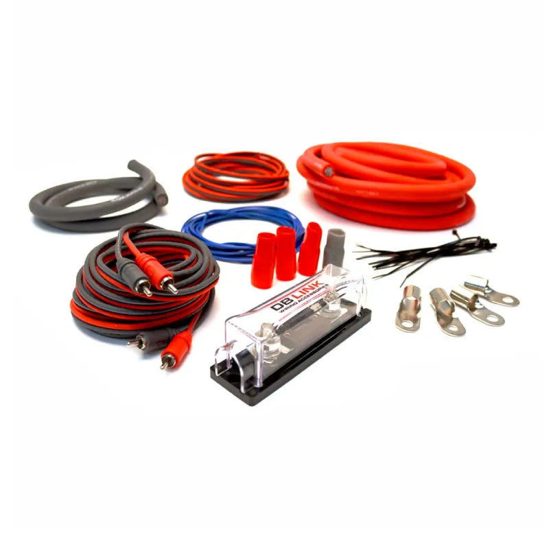 Kit de cable #0 DB Link RK0-ANL X-Treme Red Series 0 Gauge ANL