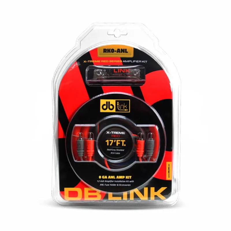 Kit de cable #0 DB Link RK0-ANL X-Treme Red Series 0 Gauge ANL