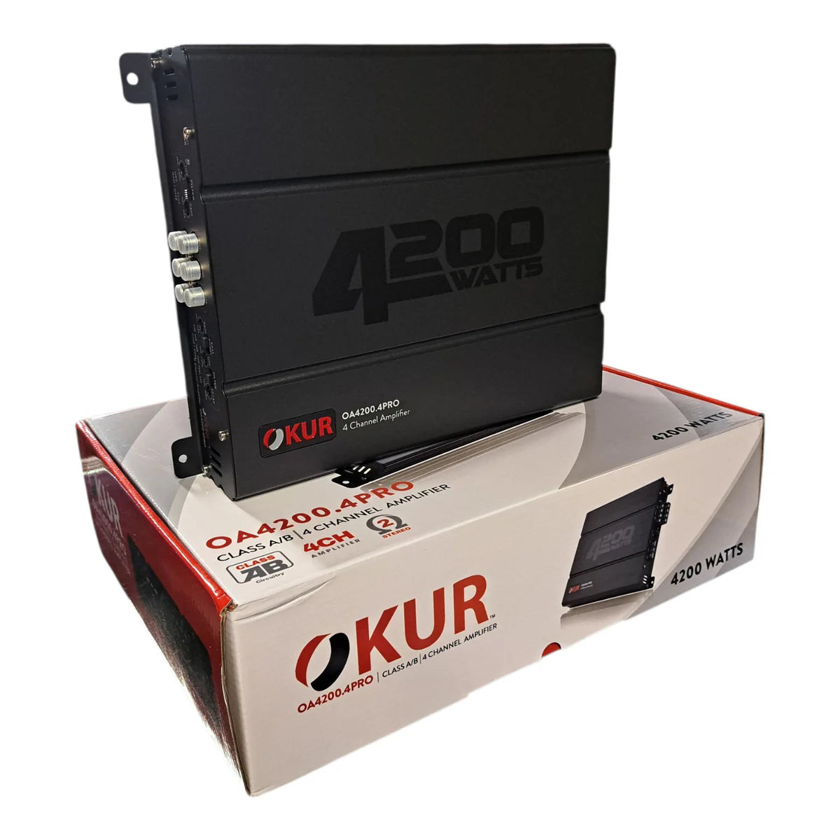 Okur Amplificador 4200.4 A/B 4 Canales